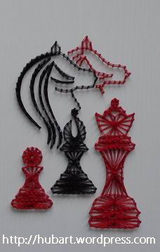 string art chess